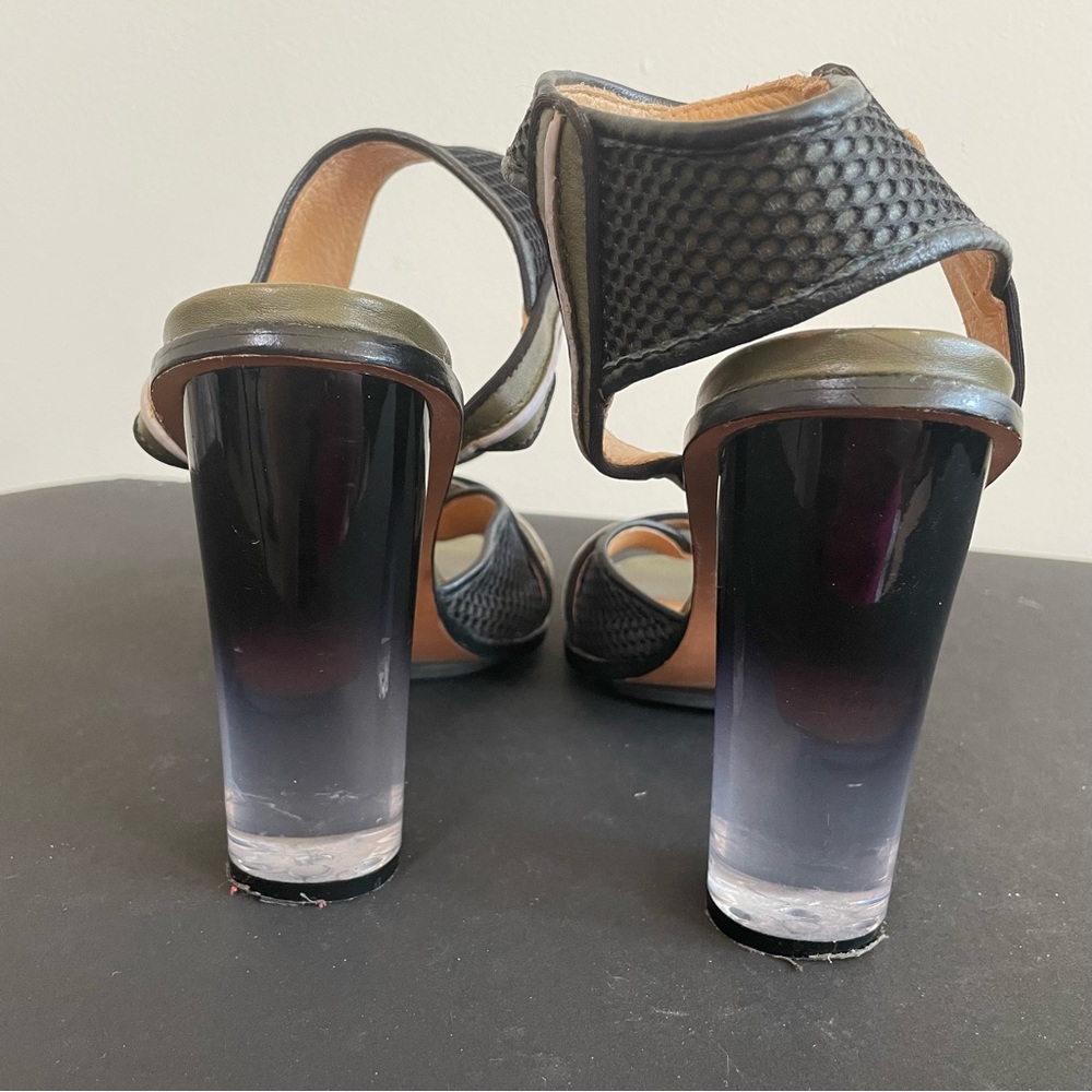 L.A.M.B. Carter Sandal With Lucite Heels - Picture 4 of 9